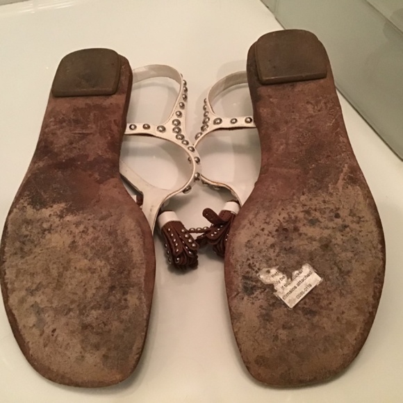 Prada leather stud sandals - Picture 5 of 5